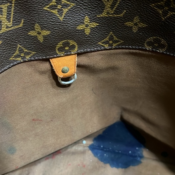 AUTHENTIC VINTAGE LOUIS VUITTON TOTE BAG LARGE - Picture 7 of 10